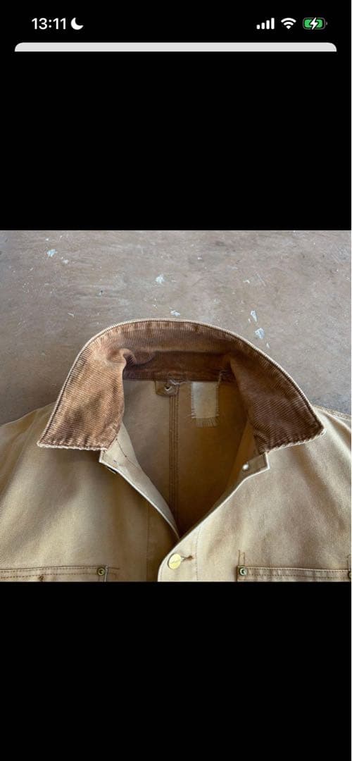 カーハート　チョアコート　裏地無し