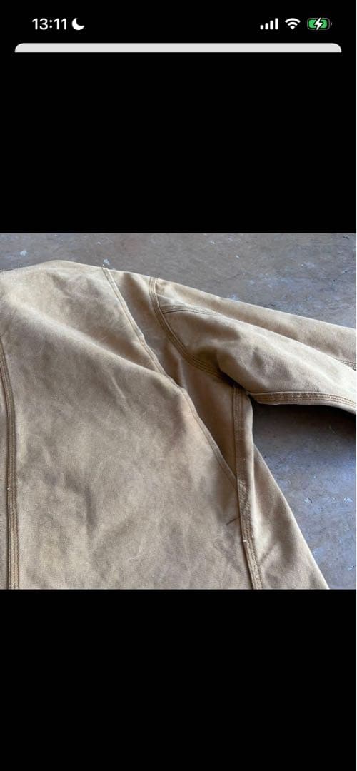 カーハート　チョアコート　裏地無し