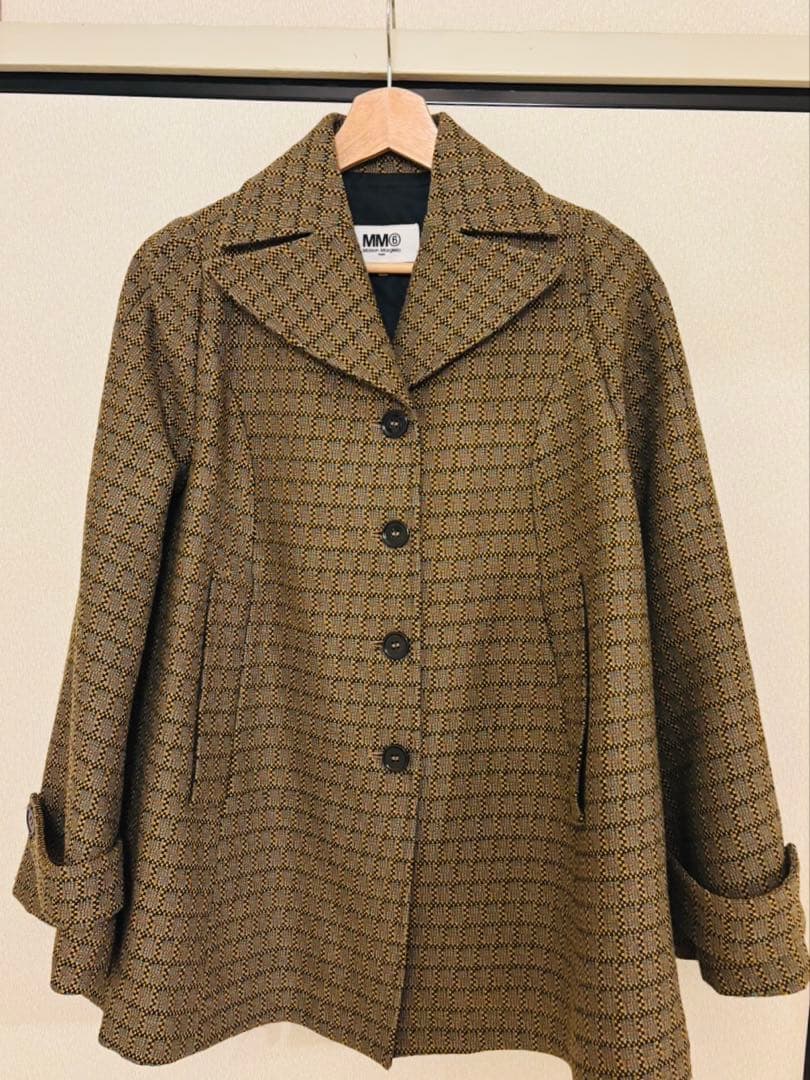 MM6 Maison Margiela 2017年チェック柄テーラードジャケット