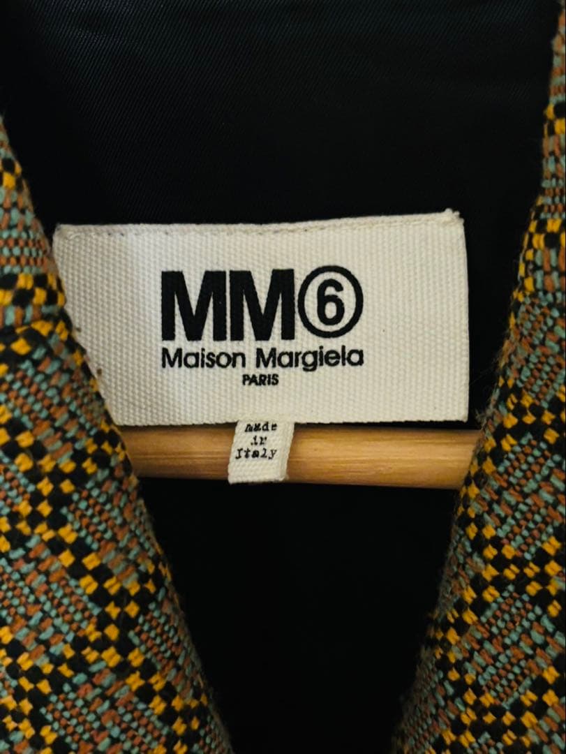 MM6 Maison Margiela 2017年チェック柄テーラードジャケット