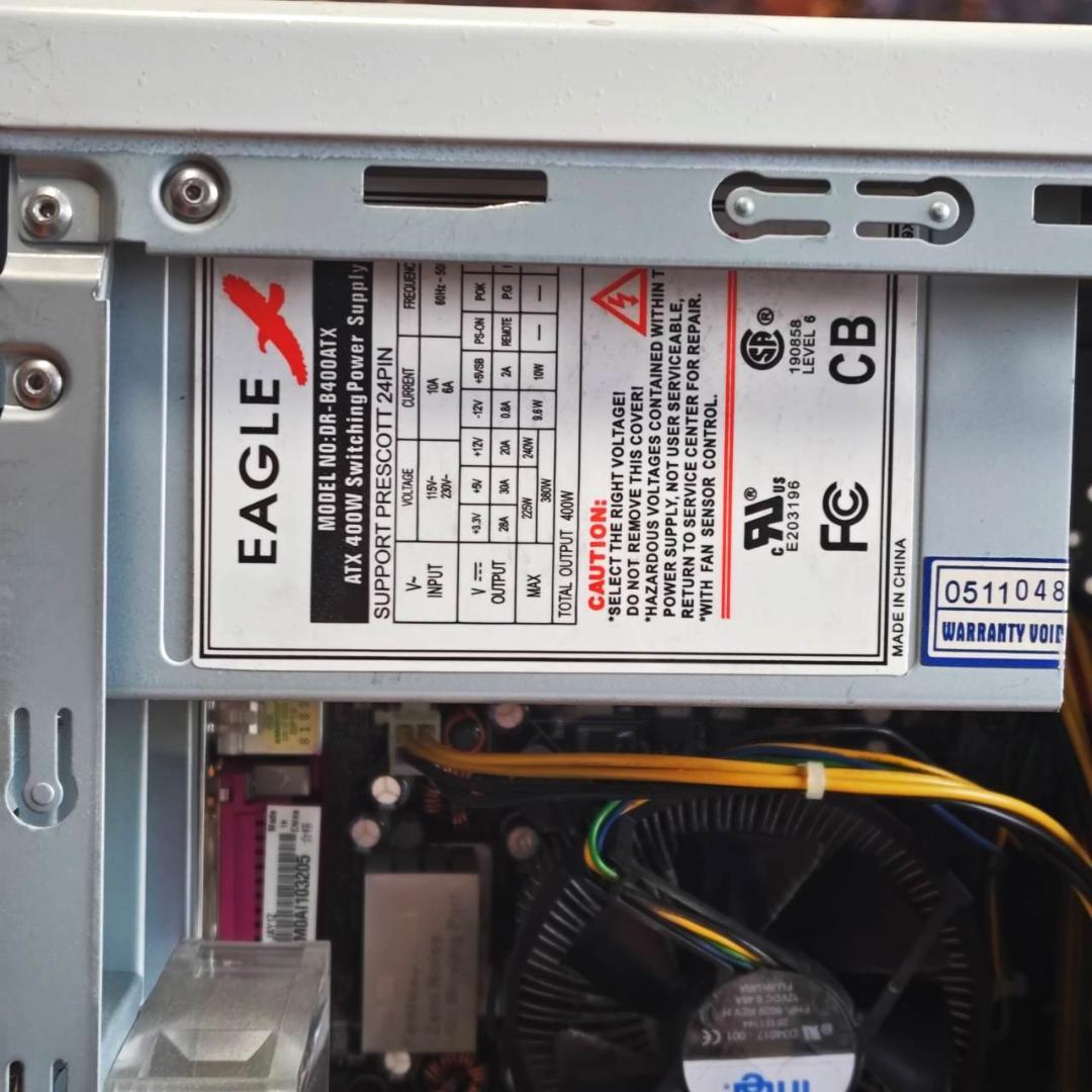 XP起動確認済 Faith Inspire VT 本体＋モニタ HDD無