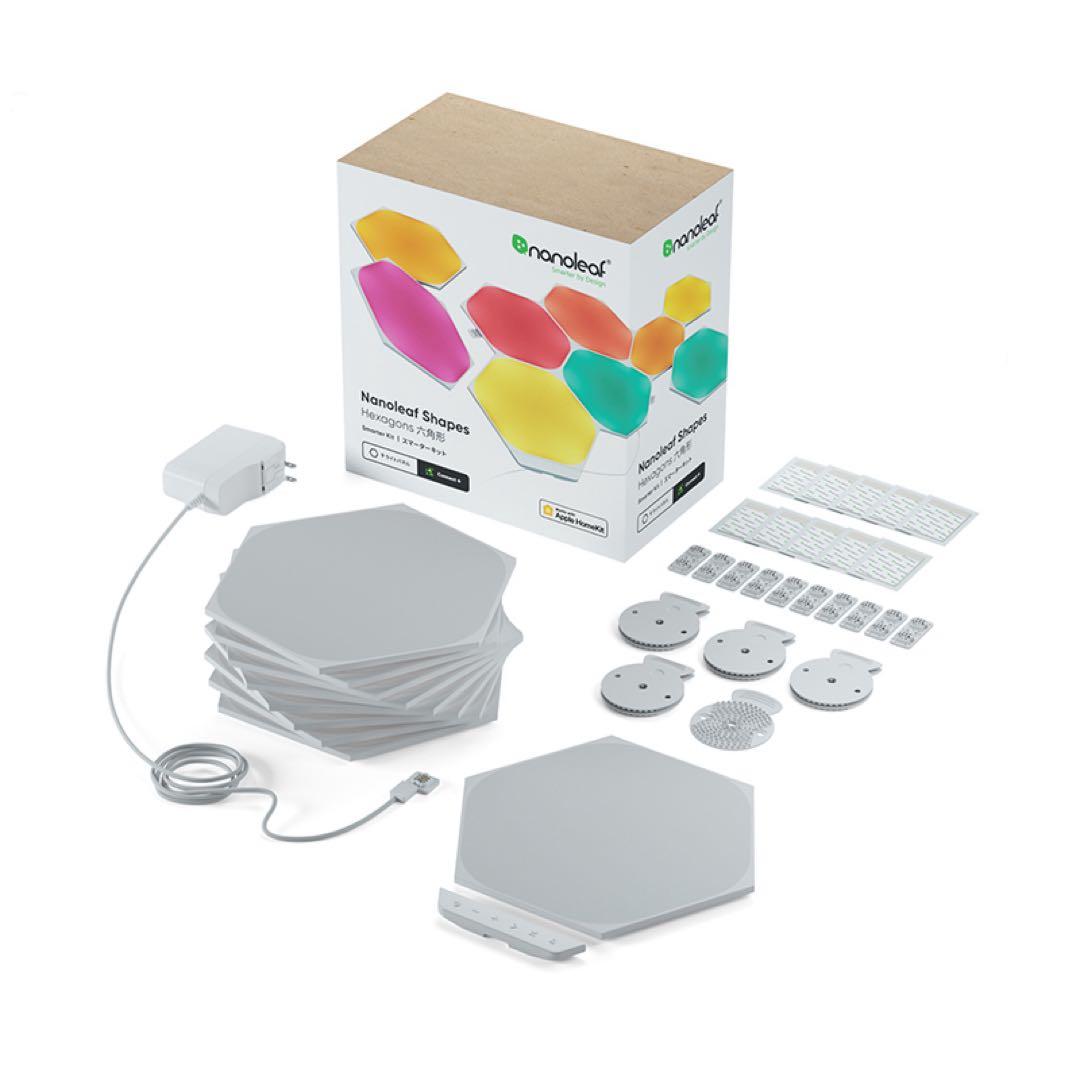 9枚入りNanoleaf(ナノリーフ) シェイプス ヘキサゴン