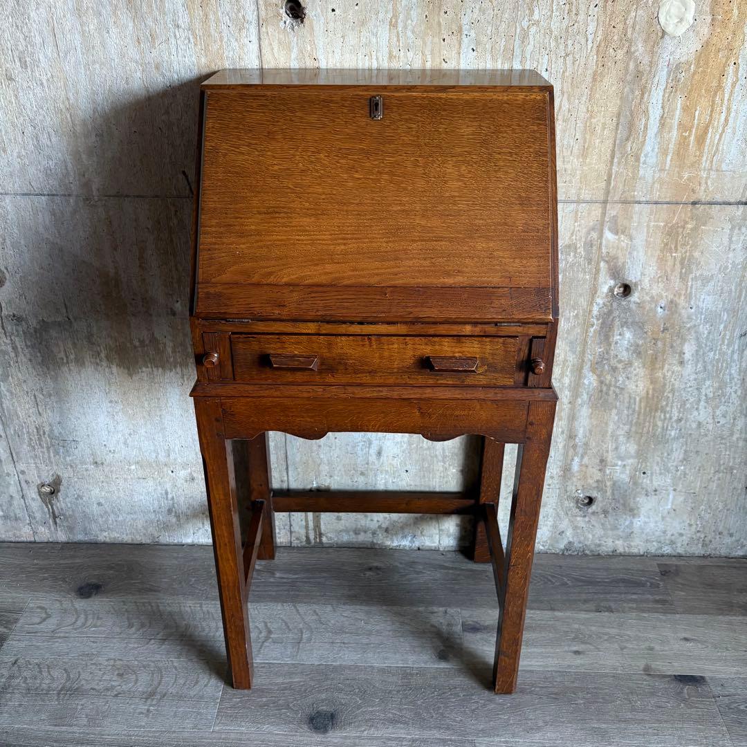 アンティーク　ライティングビューロー　ヴィンテージ　レトロ　ライティングデスク