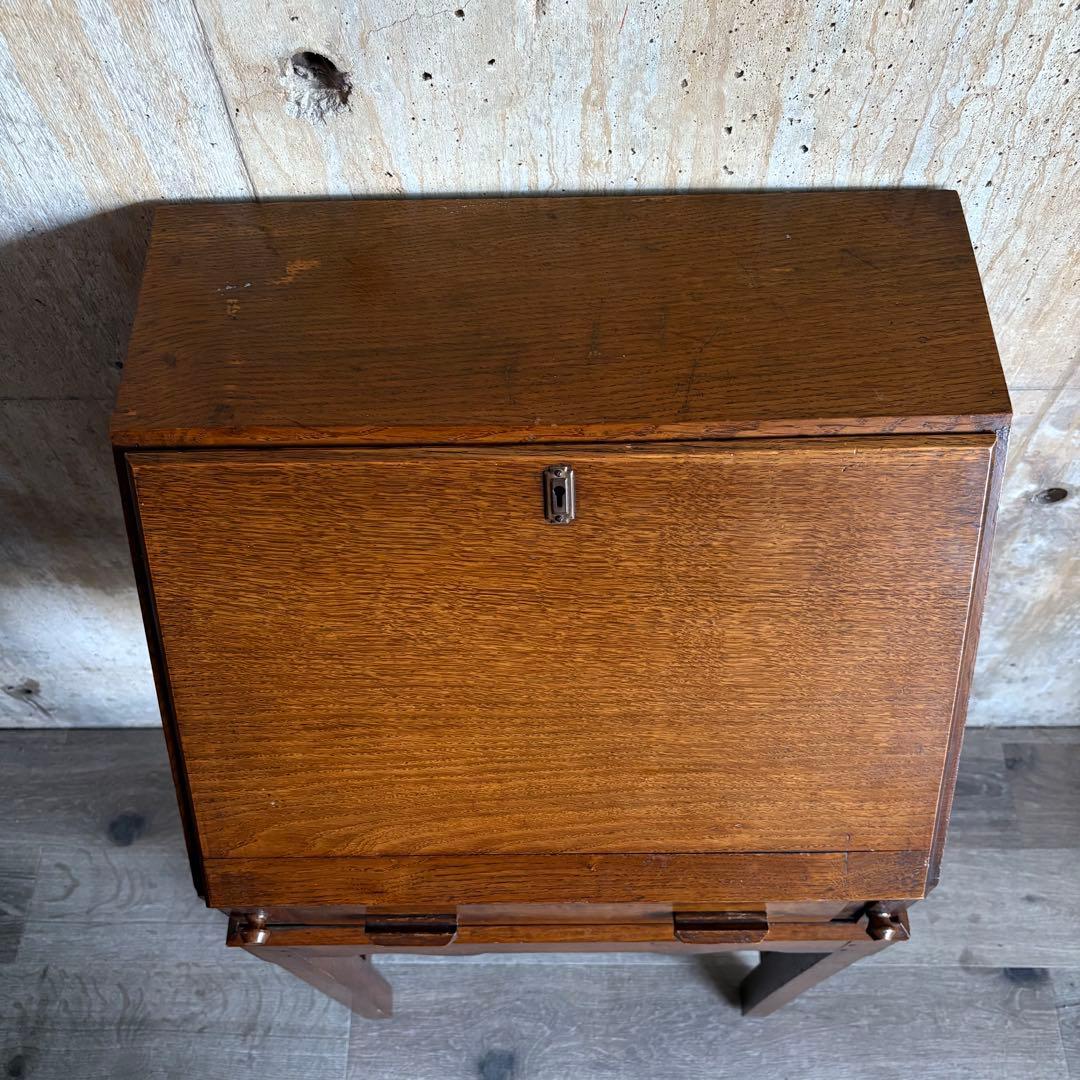 アンティーク　ライティングビューロー　ヴィンテージ　レトロ　ライティングデスク