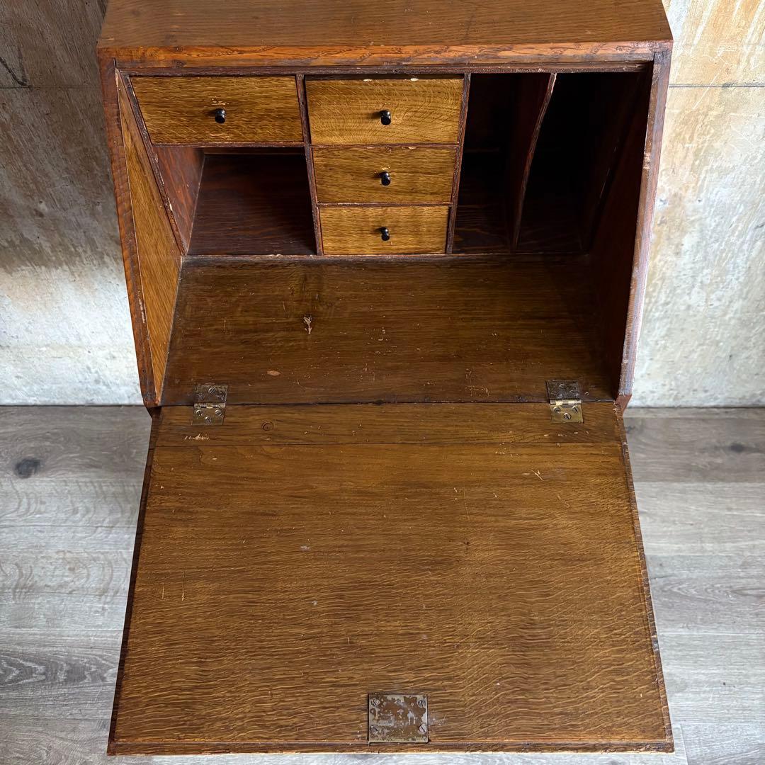 アンティーク　ライティングビューロー　ヴィンテージ　レトロ　ライティングデスク