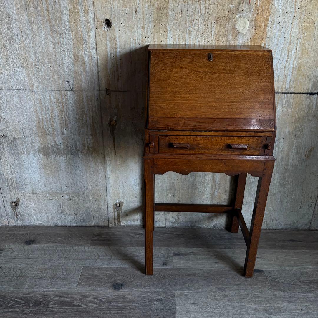 アンティーク　ライティングビューロー　ヴィンテージ　レトロ　ライティングデスク