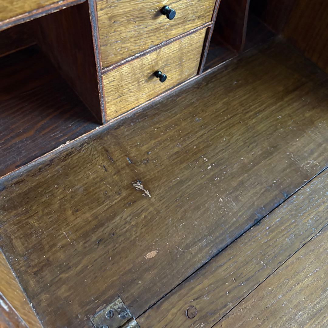 アンティーク　ライティングビューロー　ヴィンテージ　レトロ　ライティングデスク