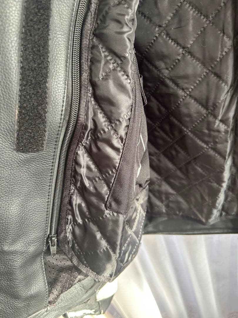 BERIK 2.0 バイク本革　レザージャケット サイズ52 黒/白