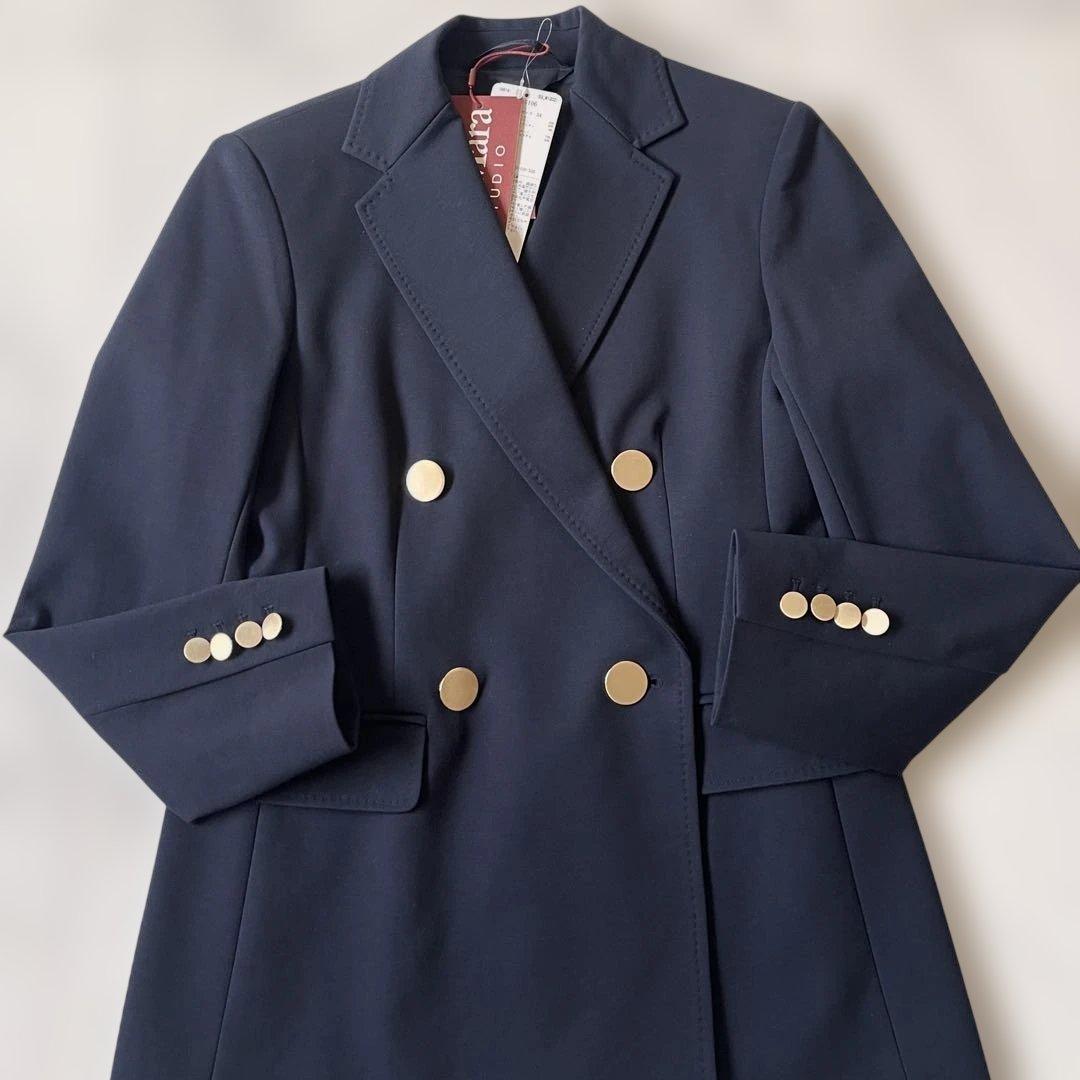 新品タグ付 2025 マックスマーラ テーラードジャケット レリチ 紺ブレ 34