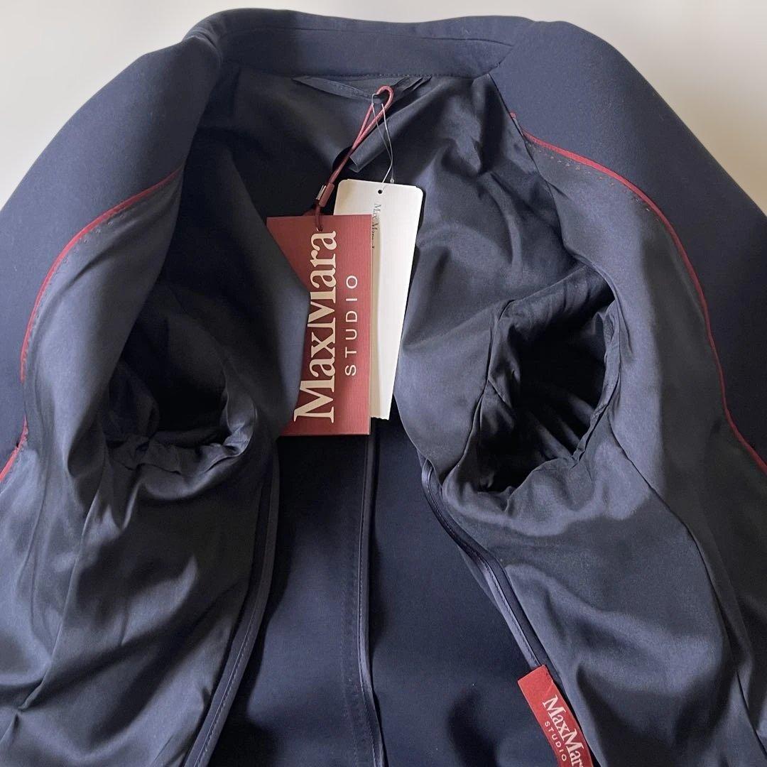 新品タグ付 2025 マックスマーラ テーラードジャケット レリチ 紺ブレ 34