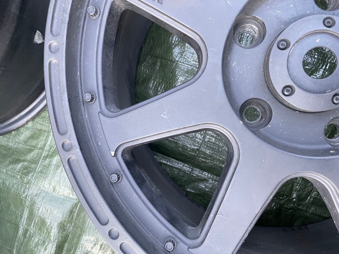 JL/JKラングラー用17インチ マットブラック ホイール