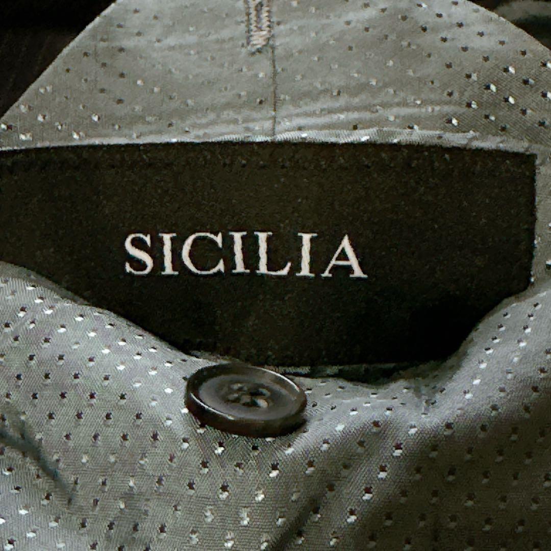 【美品】 最高級 ドルチェ＆ガッバーナ SICILIA ストライプ スーツ 黒