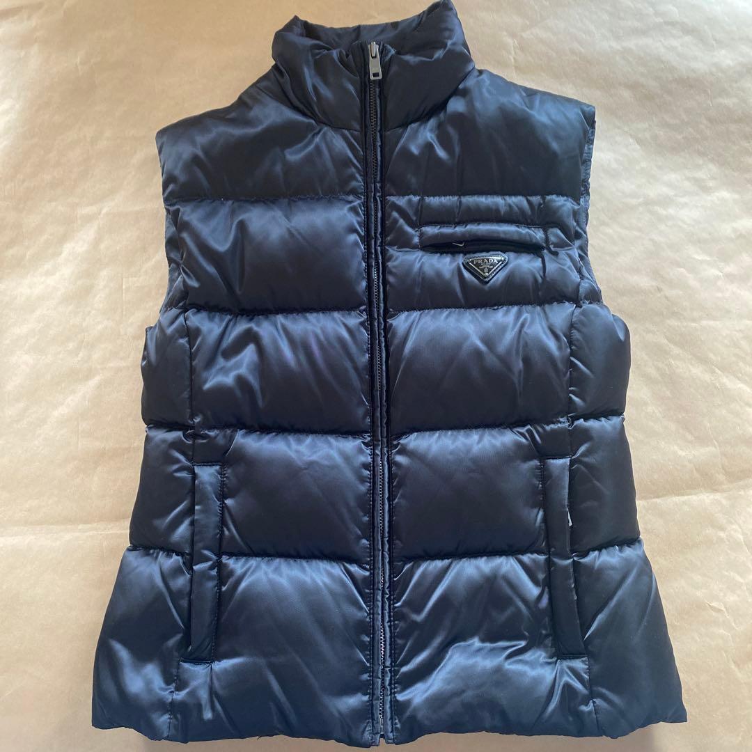 PRADA ダウンベスト ブラック 38