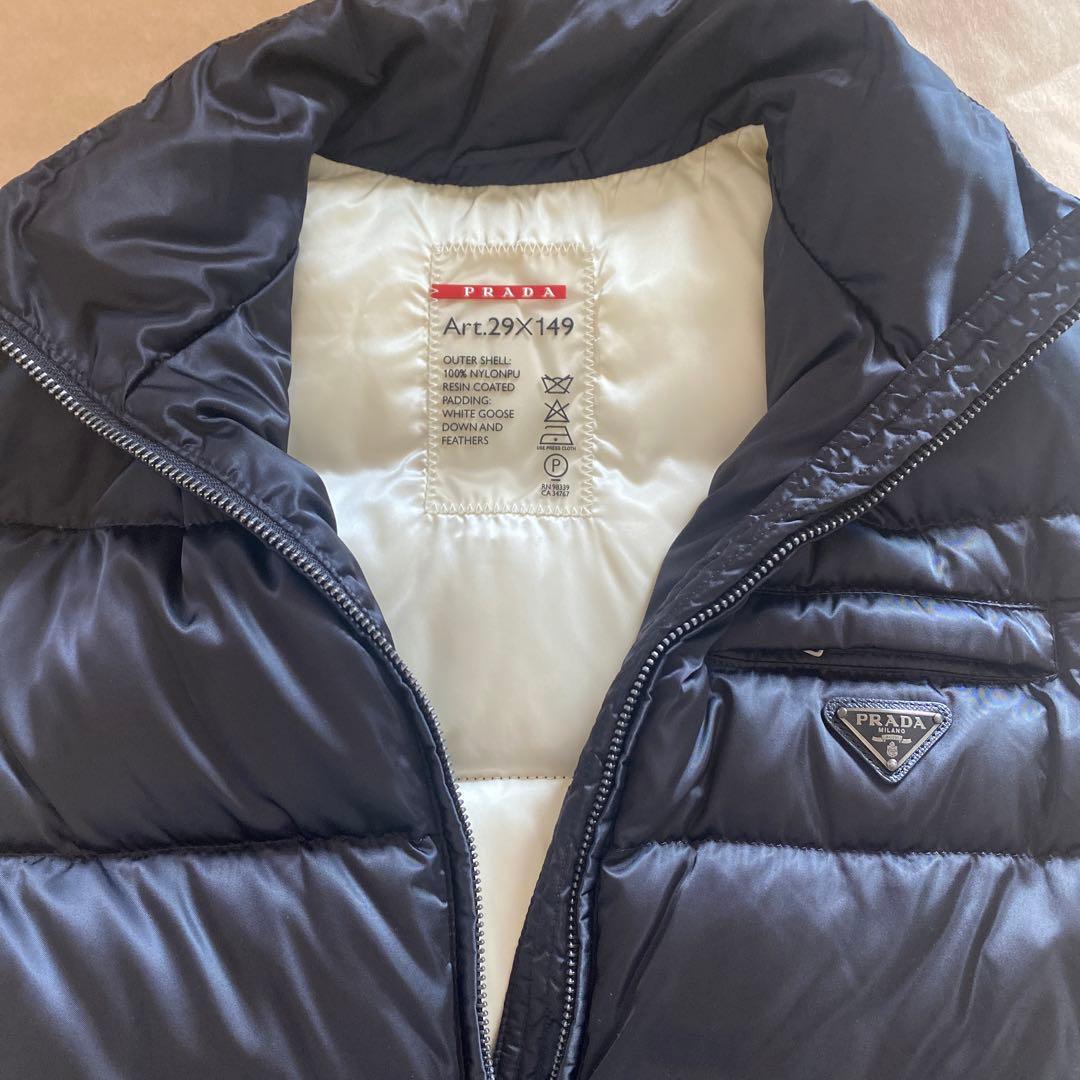PRADA ダウンベスト ブラック 38