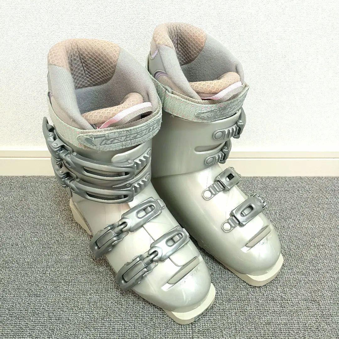 スキーセット K2 146cm KAZAMA ブーツ 24.5cm ストック