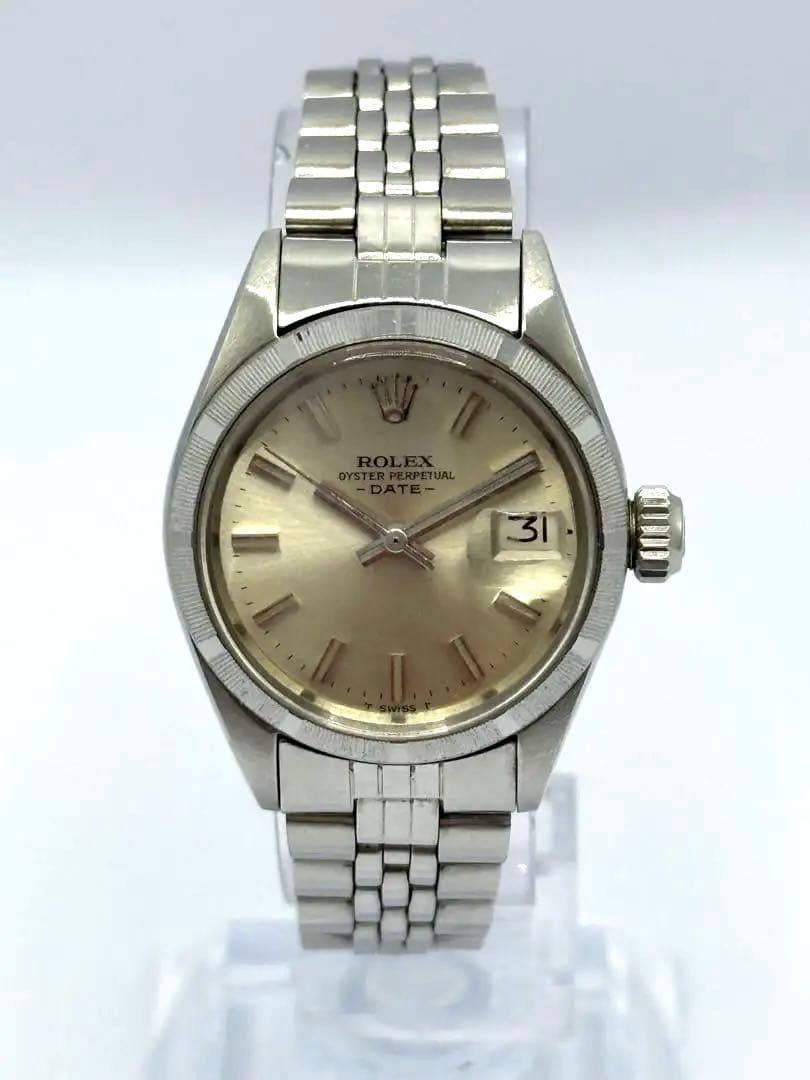 プ*ゃ様 ROLEX OYSTER PERPETUAL DATE 自動巻き時計