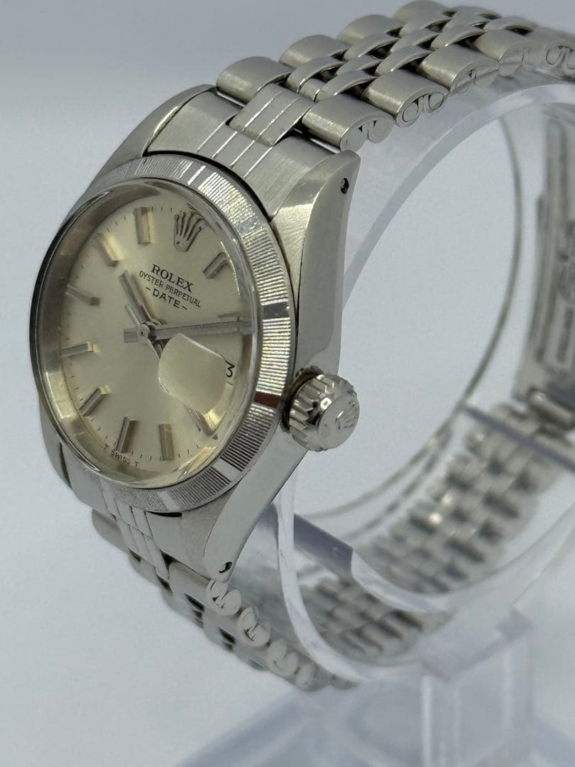 プ*ゃ様 ROLEX OYSTER PERPETUAL DATE 自動巻き時計
