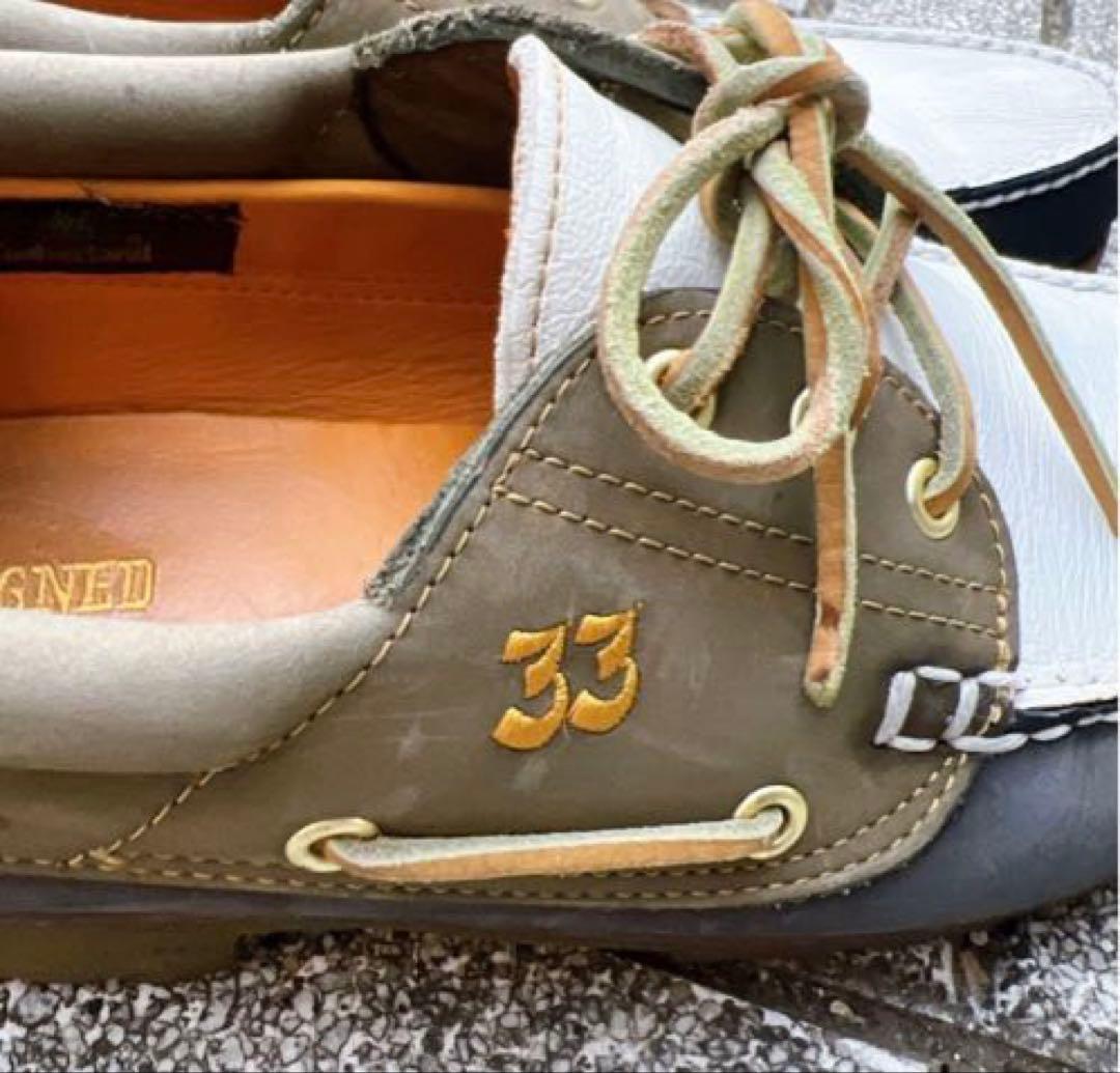 Timberland 3eye デッキシューズ モカシン革靴 ヌバックレアカラー