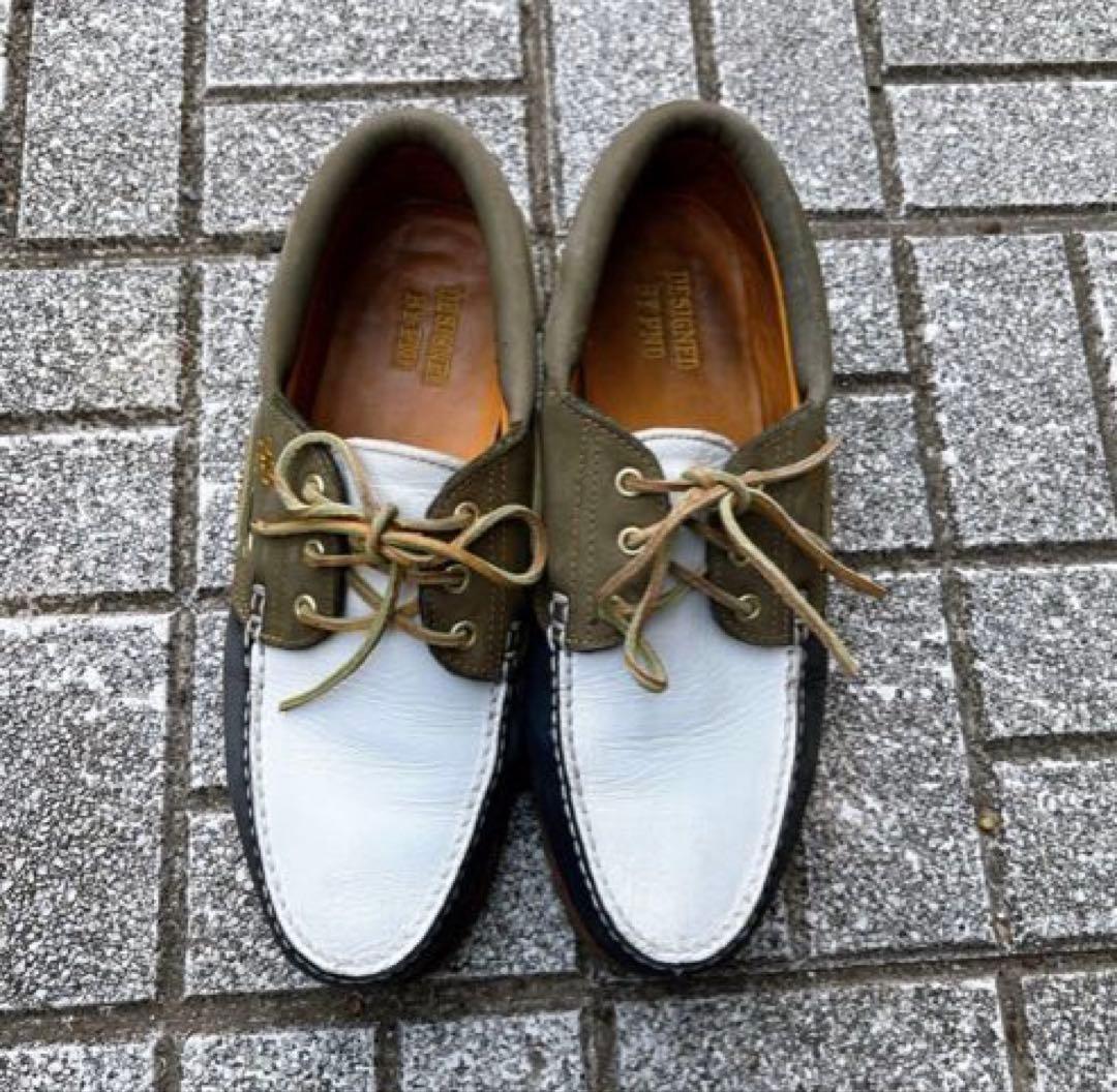 Timberland 3eye デッキシューズ モカシン革靴 ヌバックレアカラー