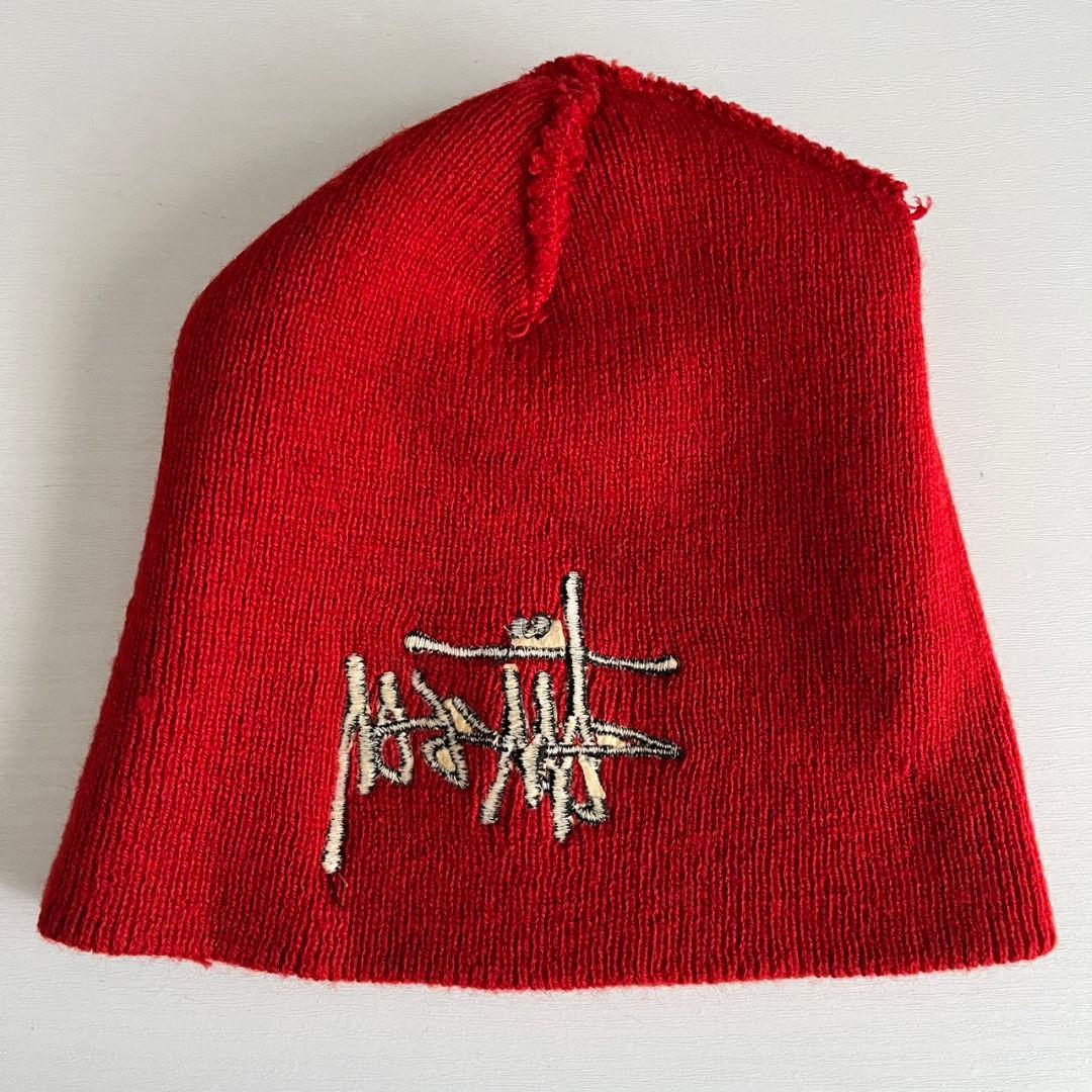 80s 90s ヴィンテージ　USA製　OLD STUSSY ニット帽　キャップ