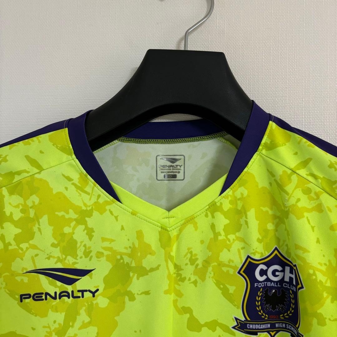 中央学院 高校 サッカー ユニフォーム 長袖 激レア