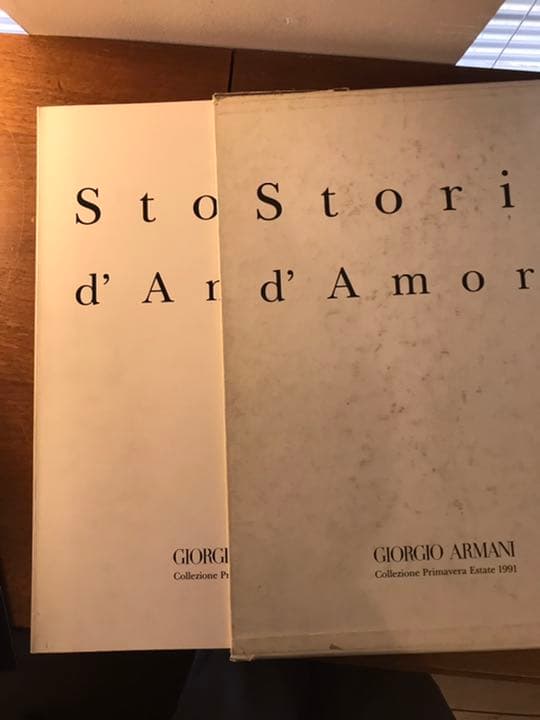 GIORGIO ARMANI Storia d' Amore 1991 カタログ
