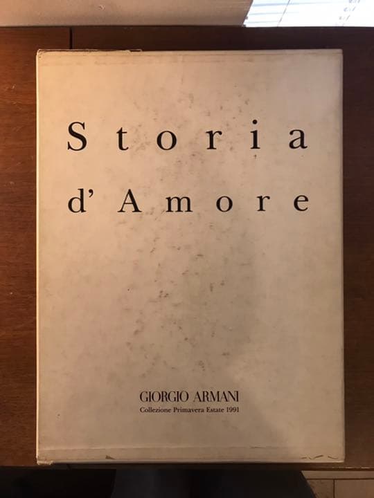 GIORGIO ARMANI Storia d' Amore 1991 カタログ