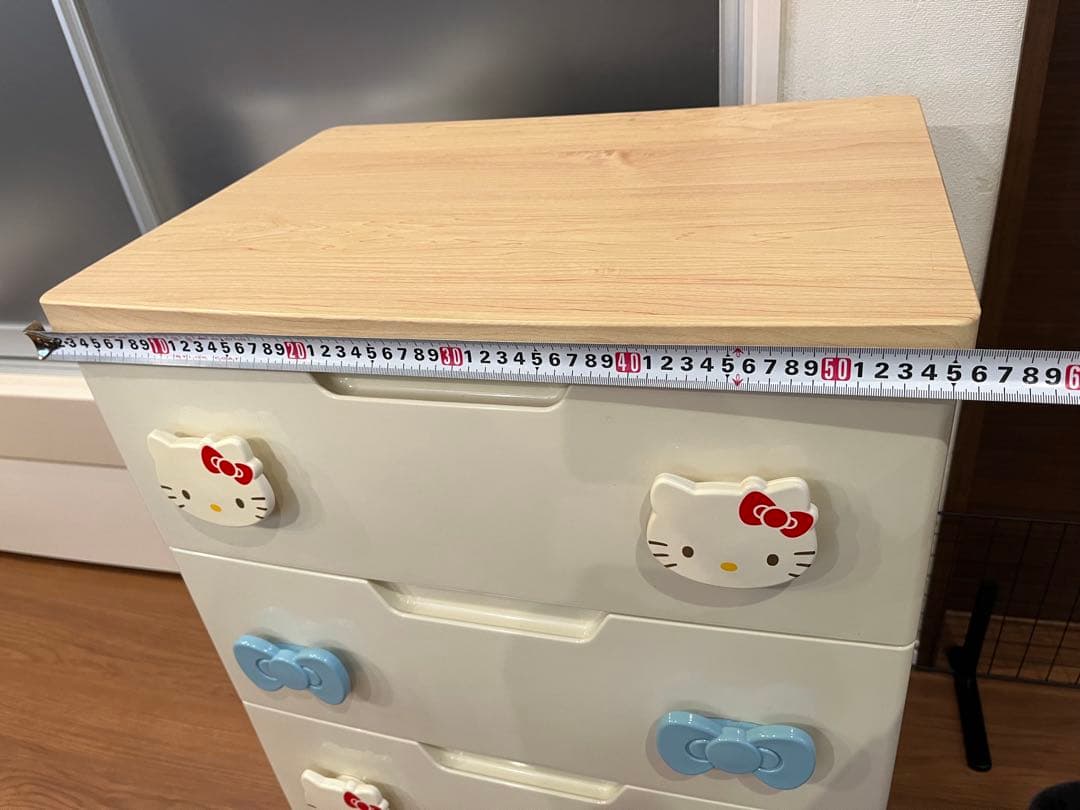 ハローキティ 4段引き出し収納タンス