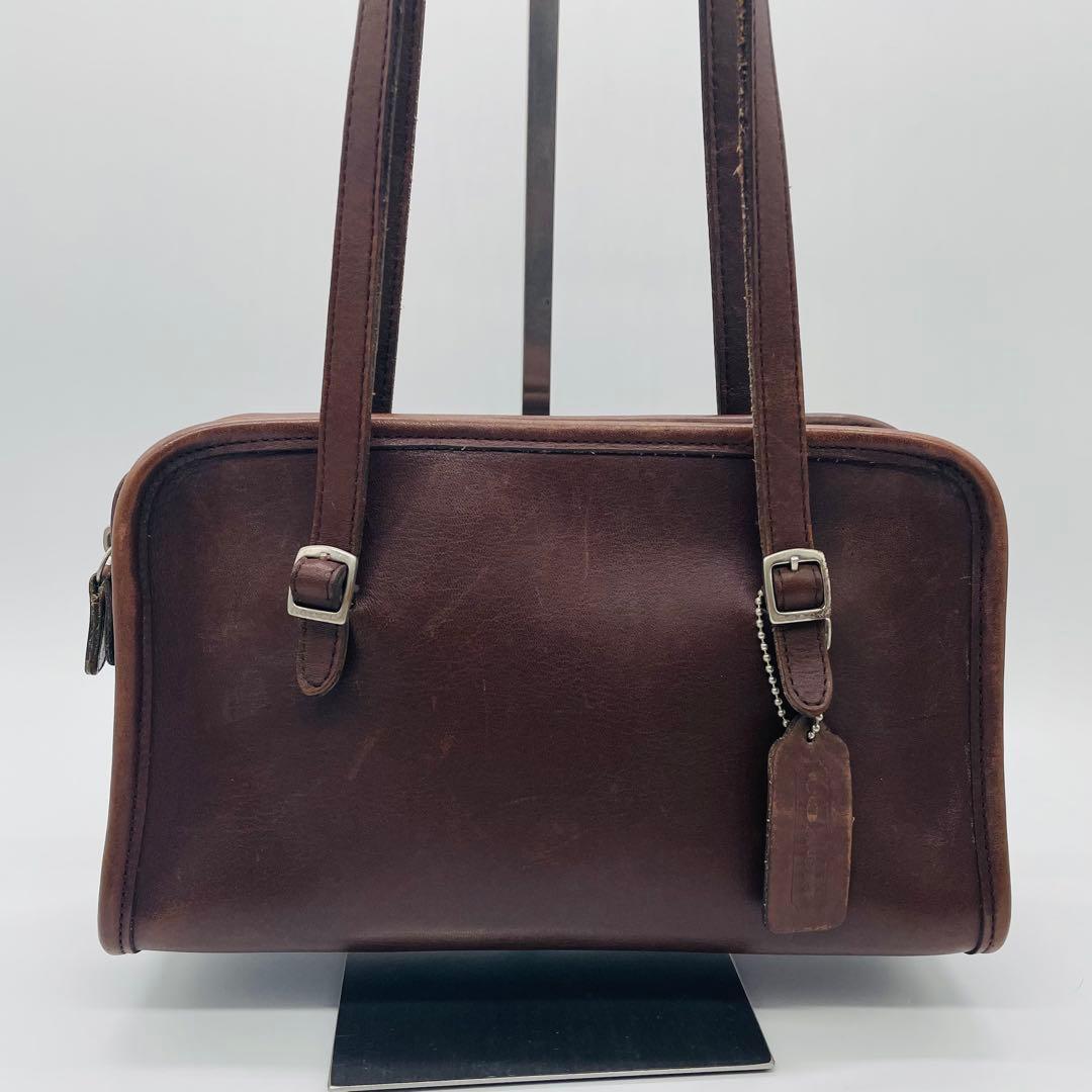 オールドコーチ　ショルダーバッグ　 希少9051 USA製 ブラウン