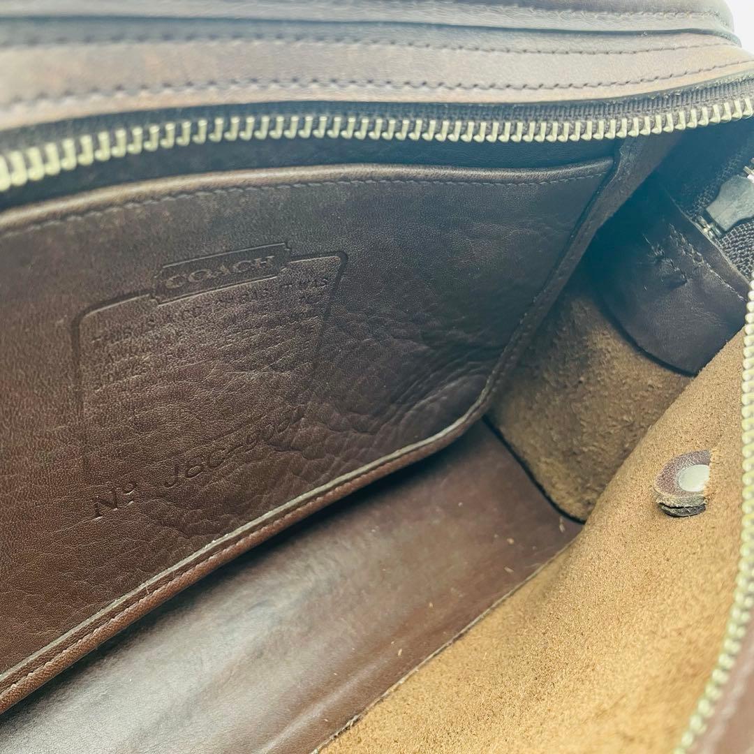 オールドコーチ　ショルダーバッグ　 希少9051 USA製 ブラウン