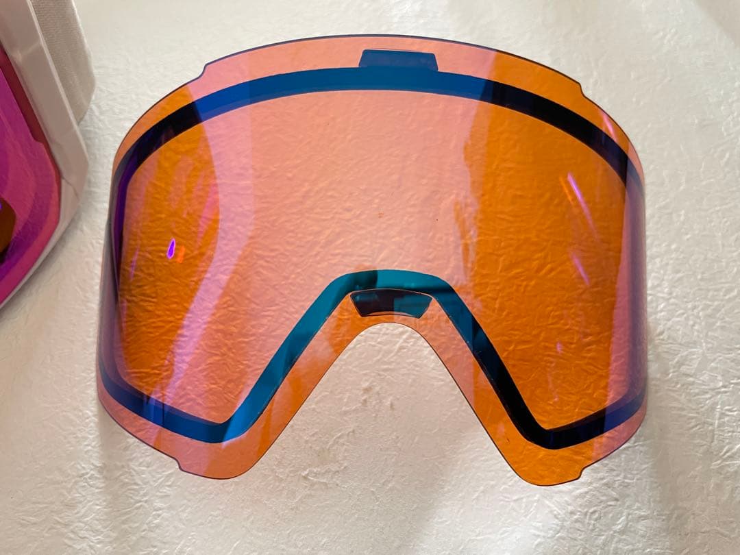 ANON マグネットゴーグル ピンク・オレンジ 予備レンズ付き