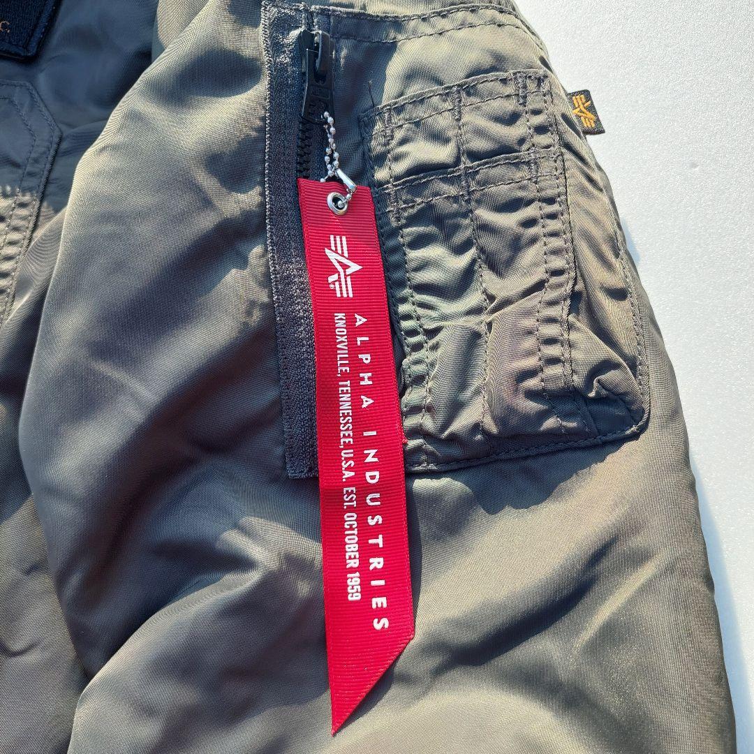 【美品】アルファインダストリーズ フライトジャケット MA-1 XL ミリタリー