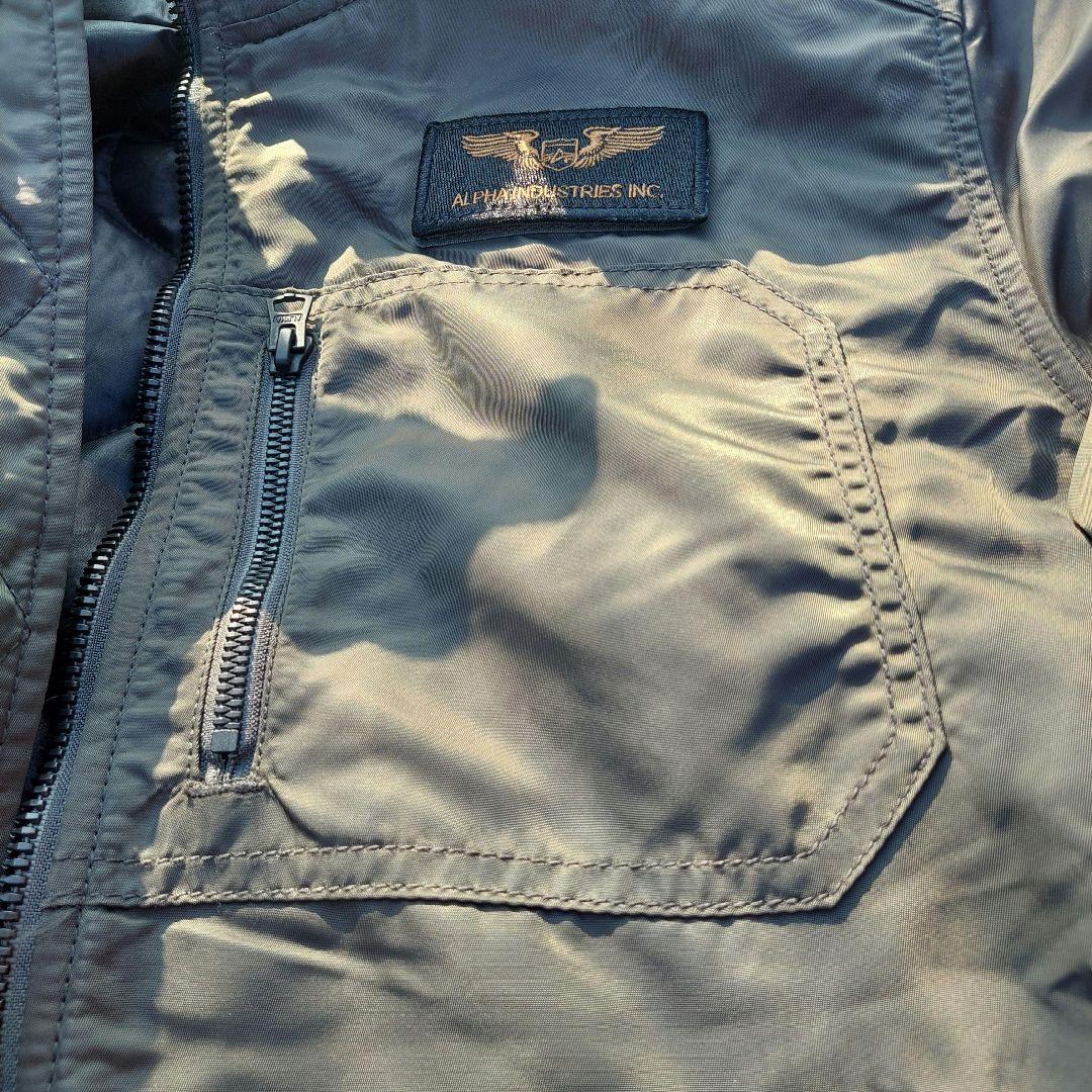 【美品】アルファインダストリーズ フライトジャケット MA-1 XL ミリタリー