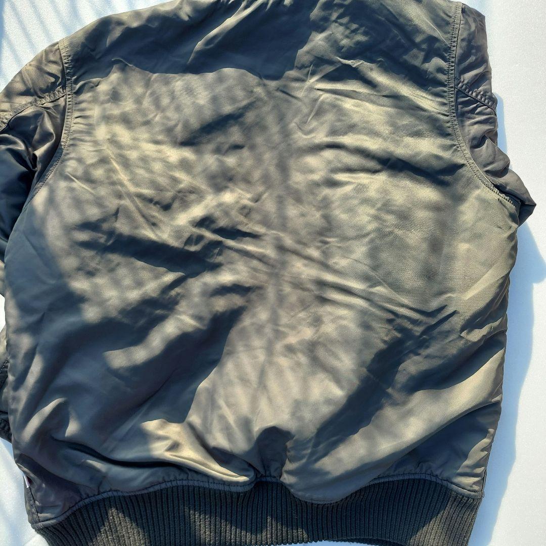 【美品】アルファインダストリーズ フライトジャケット MA-1 XL ミリタリー