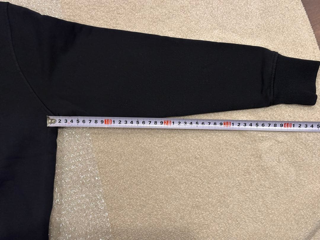 新品タグ付き ami ブラック スウェット トレーナー 長袖 XXSサイズ