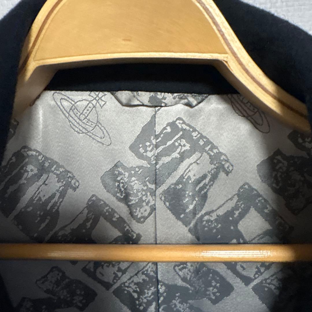 Vivienne Westwood MANミントカラーコート ブラック48