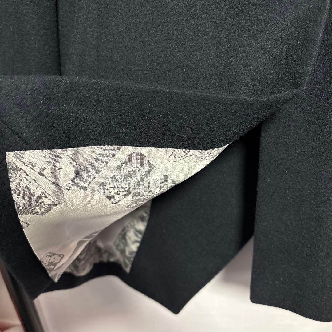 Vivienne Westwood MANミントカラーコート ブラック48