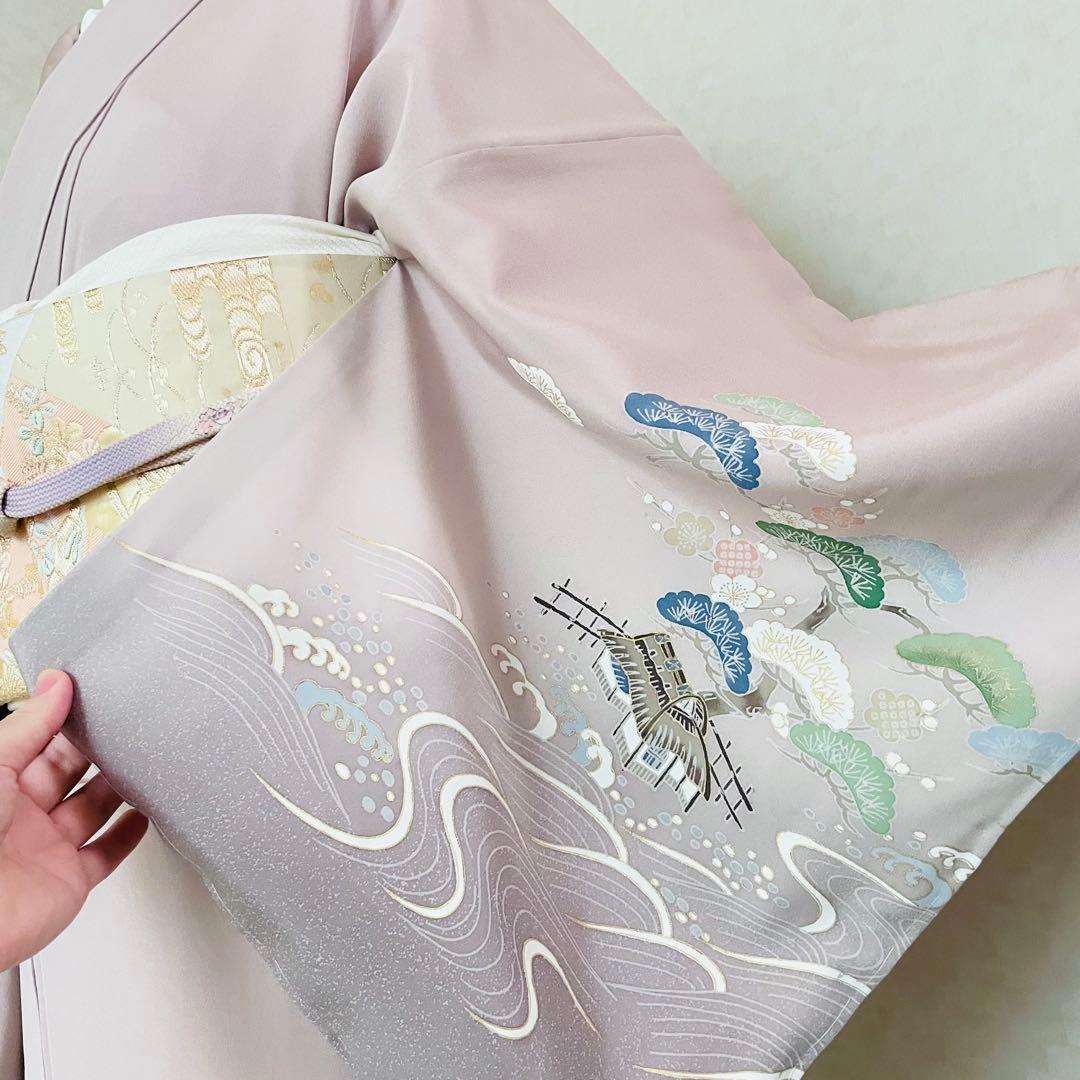 ピンク 4点 フルセット 訪問着 入学式 卒業式 入園式 卒園式 春 秋 冬