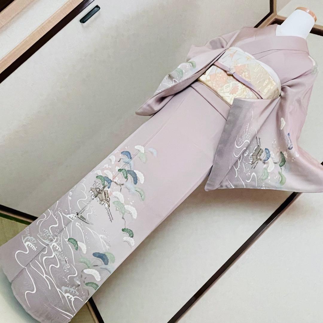 ピンク 4点 フルセット 訪問着 入学式 卒業式 入園式 卒園式 春 秋 冬