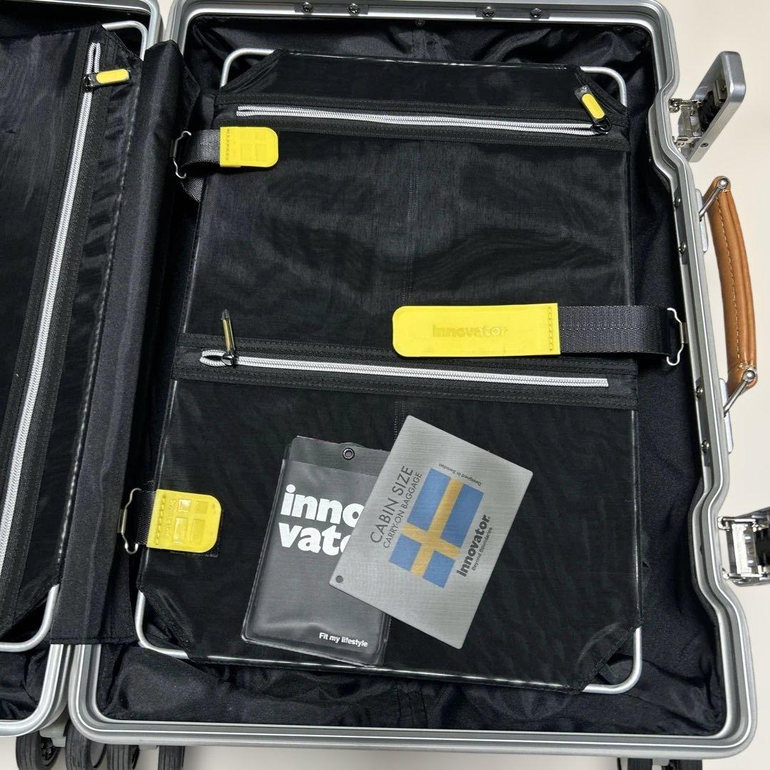 INNOVATOR アルミ 36L スーツケース シルバー