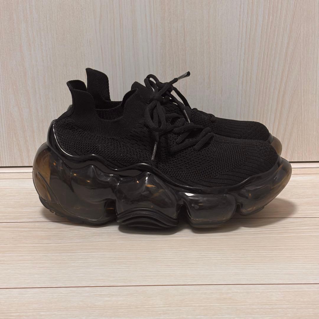 靴 grounds MOOPIE BLACK 24cm