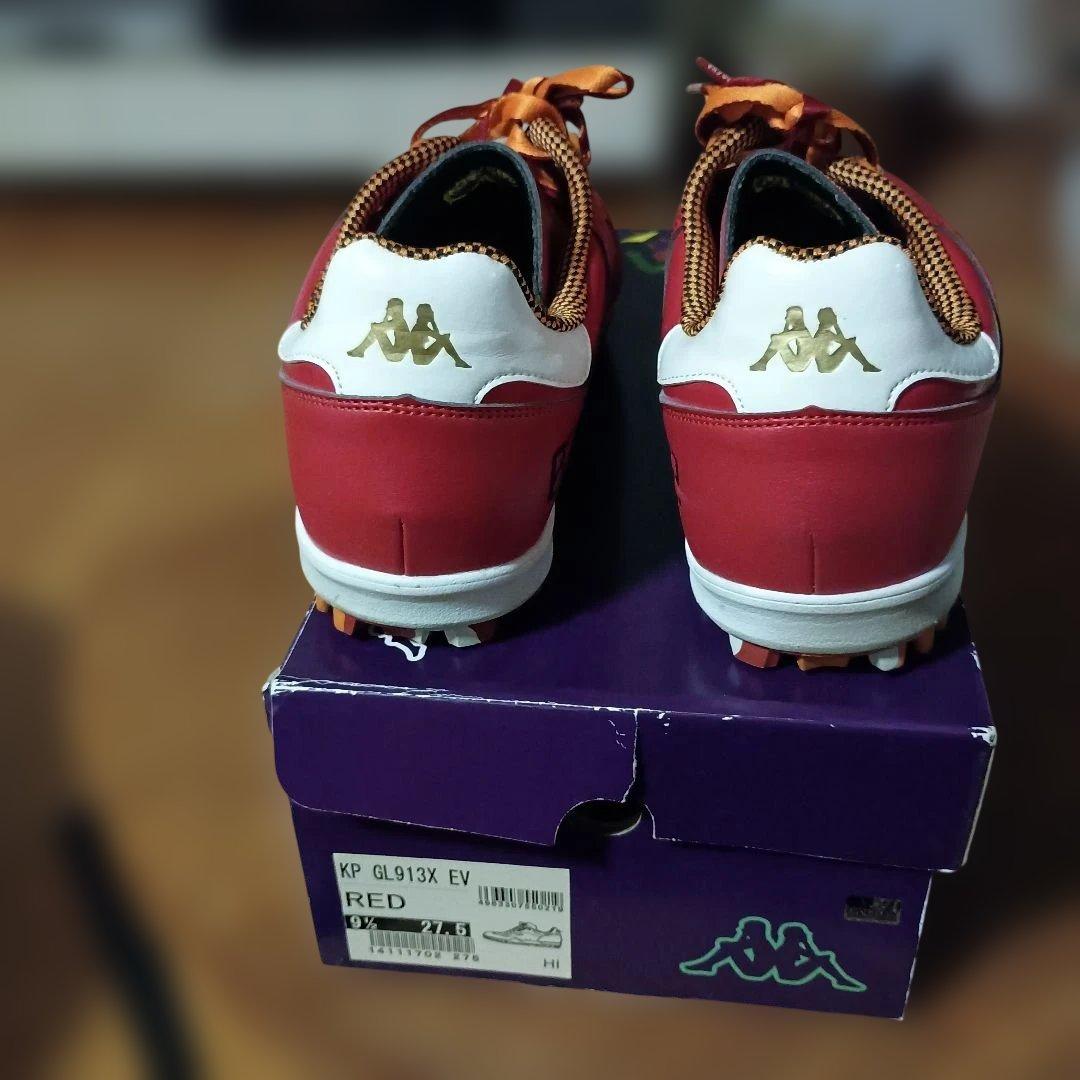 【即決値下げ】Kappa EVAコラボ レッド golf スニーカー