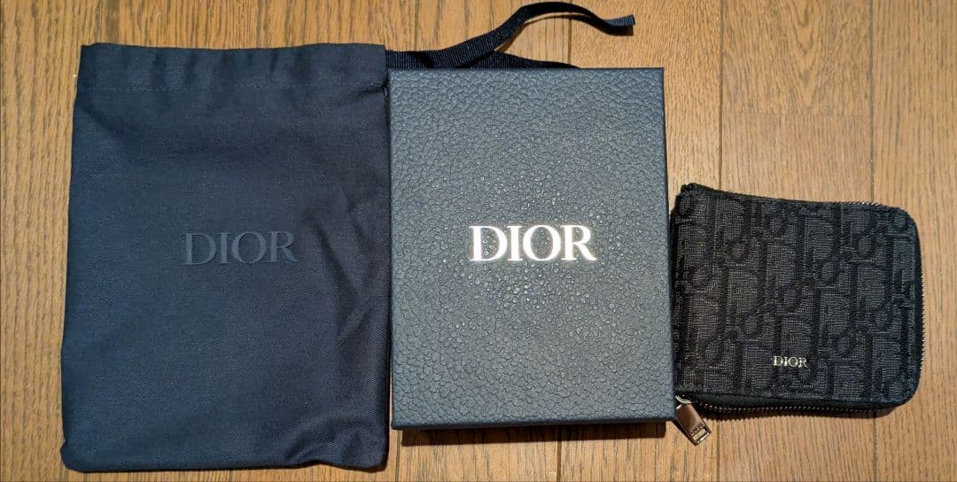DIOR　ジップウォレット オブリーク ジャカード