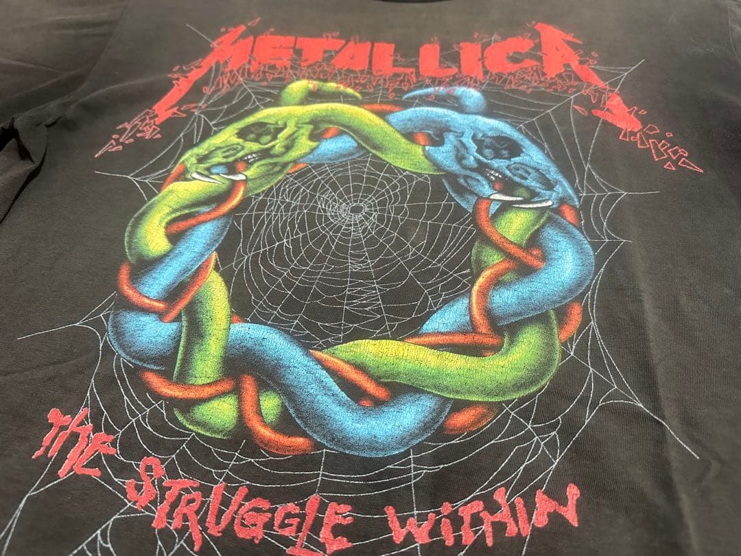 襤褸 90s llica メタリカTシャツ鬼フェード