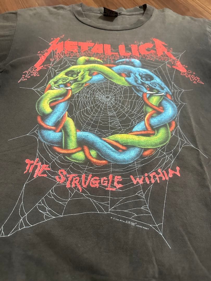 襤褸 90s llica メタリカTシャツ鬼フェード