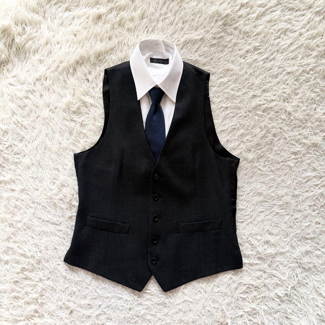 <23年モデル 極美品>LARDINI 新ロゴ ウール 3ピース サイズ44