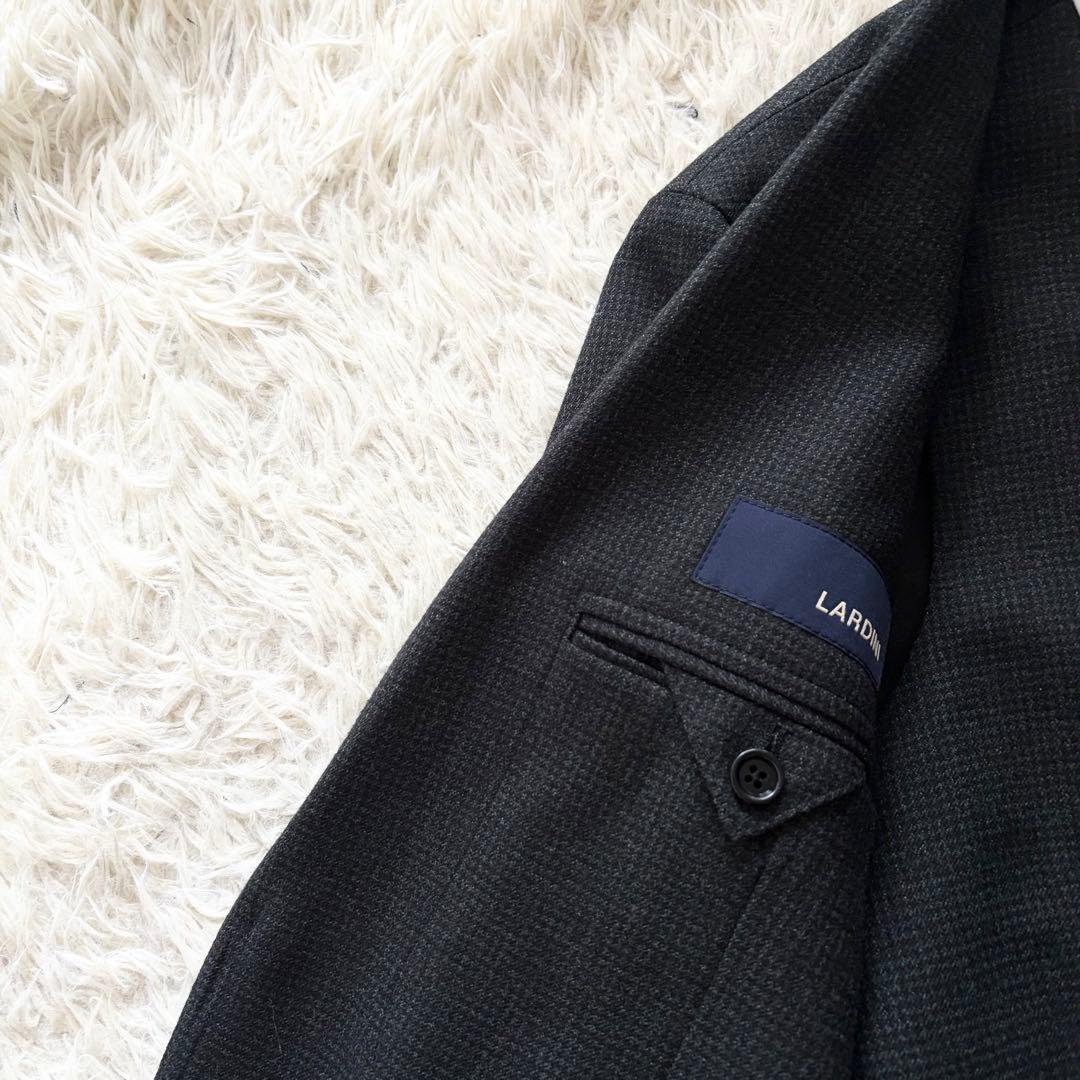 <23年モデル 極美品>LARDINI 新ロゴ ウール 3ピース サイズ44
