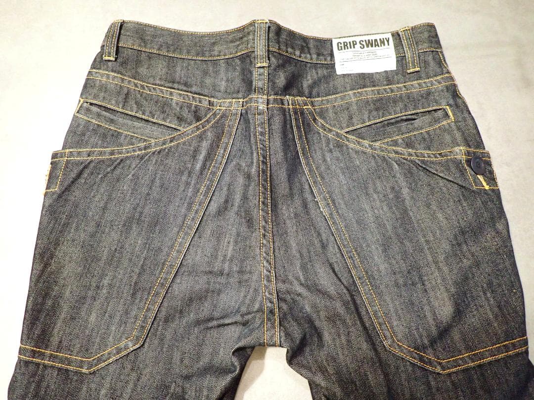GRIP SWANY サルエルキャンプデニムパンツ GSPー34 Lサイズ 美品