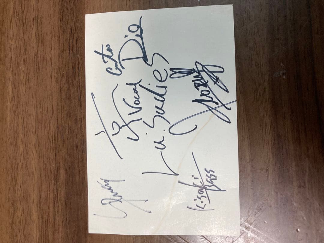 デモテープ　La:Sadie's 生命ノ罪　直筆サインカード付　ラサディース