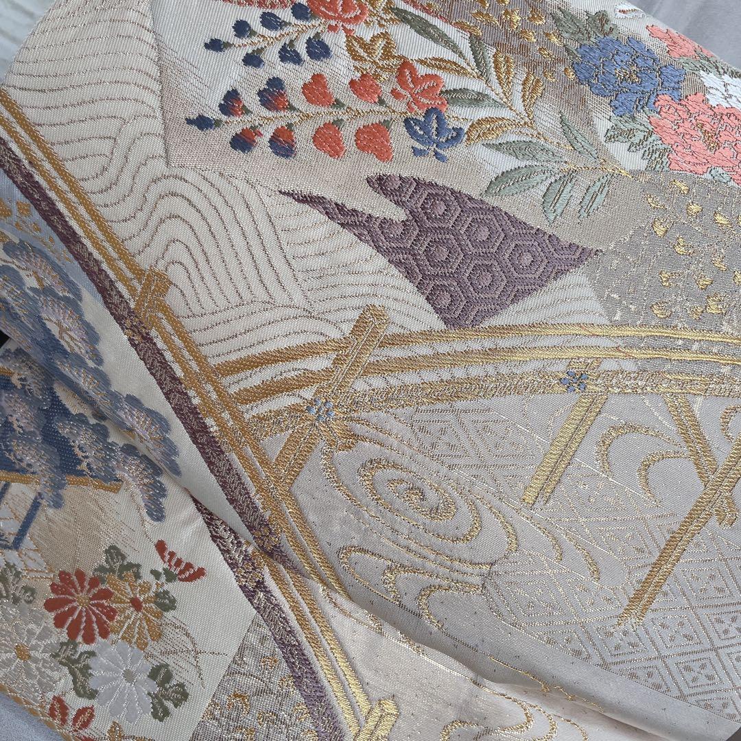 訪問着　フルセット　絞り　鹿の子絞り　金彩加工　着物　P4